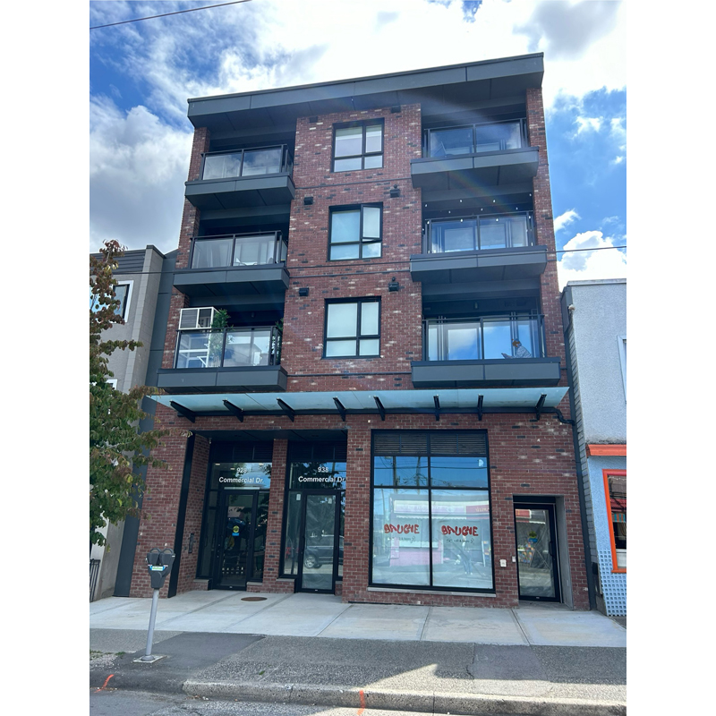 928 Commercial Drive 2601 E. Hastings St. Layout